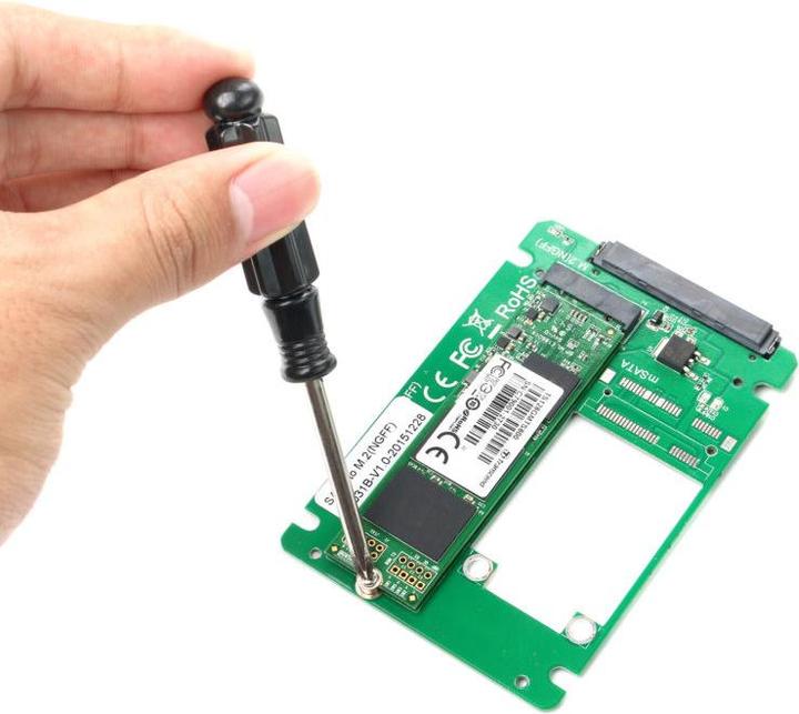 Produktbild i-tec SATA MySafe 6,4cm/2,5Zoll Gehaeuse mit Adapter nach SATA M.2 Festplatten SATA bis zu 6 Gbps Alucase (2.5", M.2)
