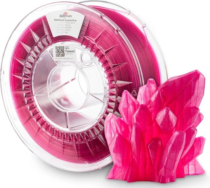 Actual product image Filament PLA Crystal Frozen Berry 1kg 1.75mm (PLA, 1.75 mm)