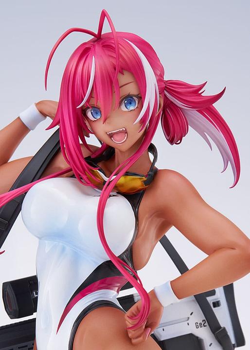 Actual product image Amakuni Arms Note PVC Statue 1/7 Anego-chan of the Swimming Team 26 cm