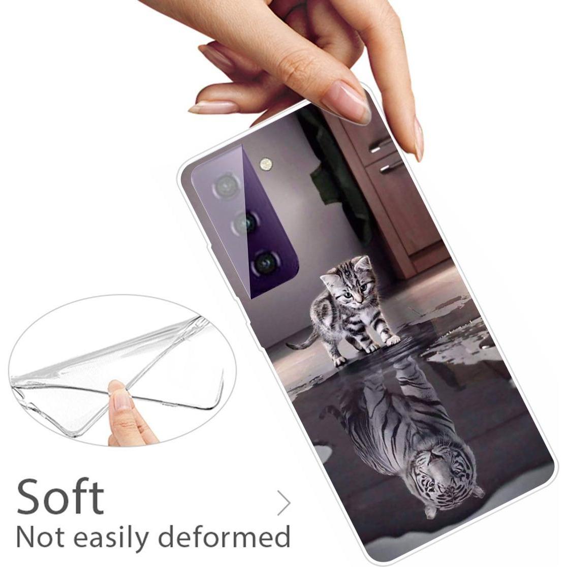 Thumbnail - König Design Hülle Handy Schutz für Samsung Galaxy S21 Case Cover Tasche Etuis Transparent (Samsung Galaxy S21+), Smartp...