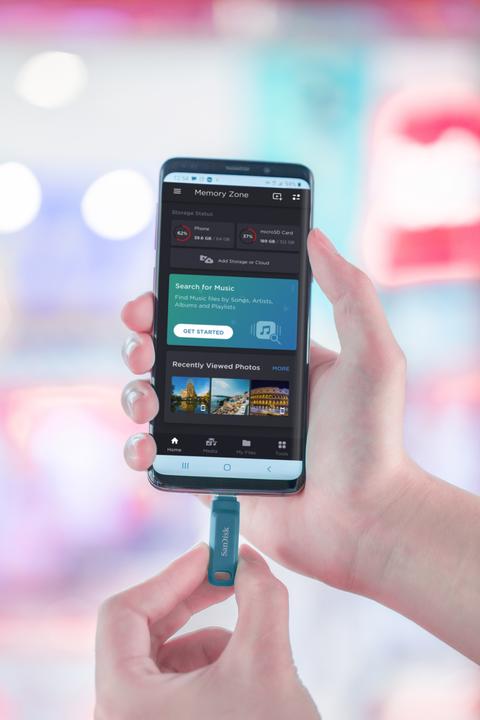 Actual product image SanDisk Ultra Dual Drive Go (1000 GB, USB-C)