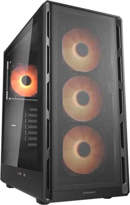 Image du produit Cougar Gehäuse Midi-Tower Airface Pure PRO, ARGB, Schwarz (ATX, mATX, Mini-ITX)
