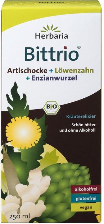 Herbaria Elisir di erbe Bittrio Carciofo & Dente di Leone & Radice di Genziana Bio (1 Pezzo/i, Liquido, 592 g)
