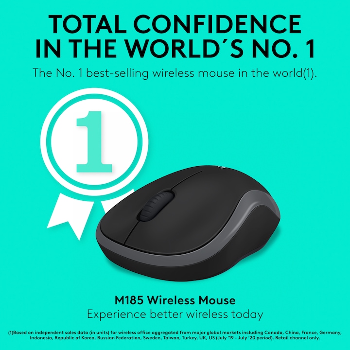 Image du produit Logitech M185 (Sans fil)