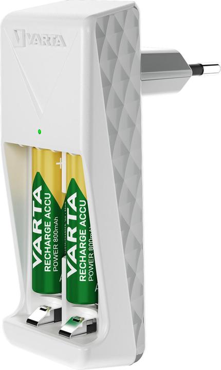 Produktbild Varta Mini Charger 2x AAA (1 Stk., AAA, 800 mAh, Ladegerät inkl. Akku)