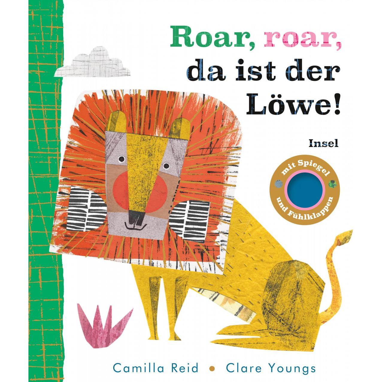 Thumbnail - Roar, roar, da ist der Löwe, Kinderbücher von Camilla Reid