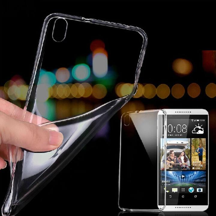 Actual product image König Design HTC Desire 816 Sleeve Transparent Silicone Case Clear Mobile Phone Cover (HTC Desire 816)