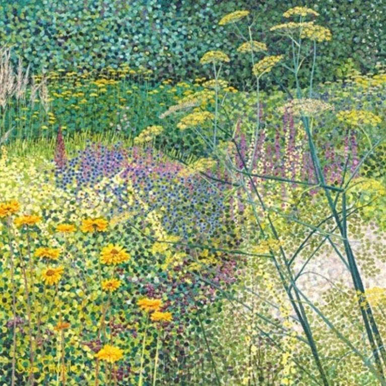 Susan Entwistle, Busta da lettere, Karte mit Umschlag Gartendill