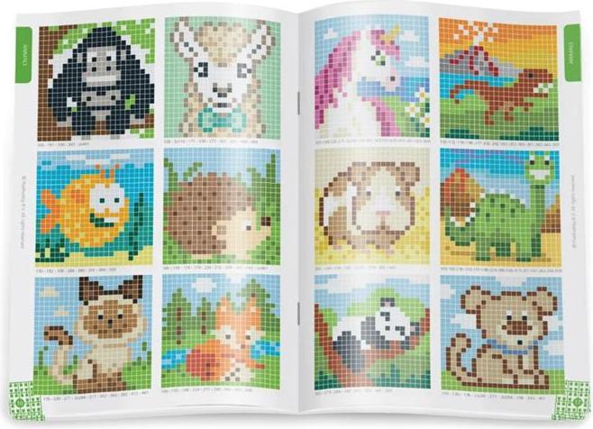 Actual product image Pixelhobby Pixel template booklet for base plate