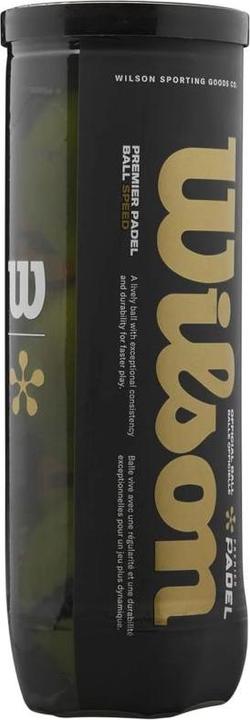 Actual product image Wilson PREMIER PADEL SPEED 3 BALL CAN Yellow/
