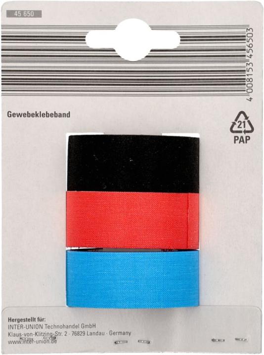 Produktbild Coroplast Gewebe-Klebeband 3-teilig (19 mm)
