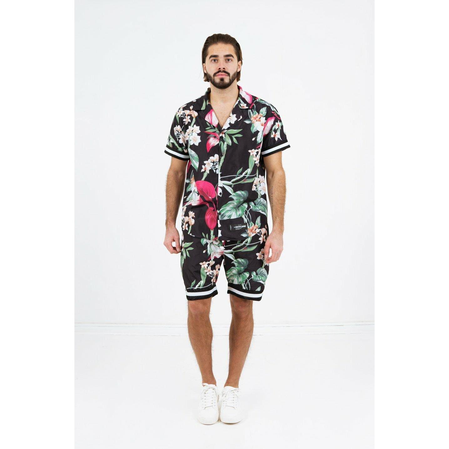 Thumbnail - Sixth June, Herren, Shorts, hort ixth june tropical, Schwarz, (S)