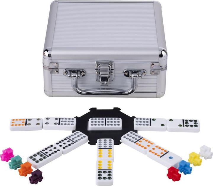 Produktbild Weible Mexican Train im Alukoffer (Deutsch, Französisch, 2 - 6 Spieler)