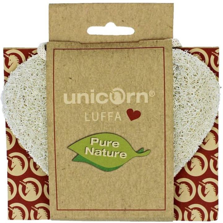 Actual product image Spa Vivent Unicorn loofah heart (Liquid soap)