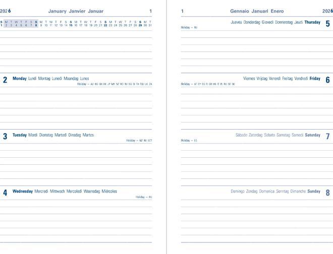 Produktbild Letts Agenda Memo (A6)