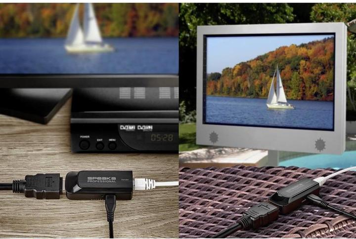 Image du produit SpeaKa Professional Extension HDMI par câble de raccordement 50 m