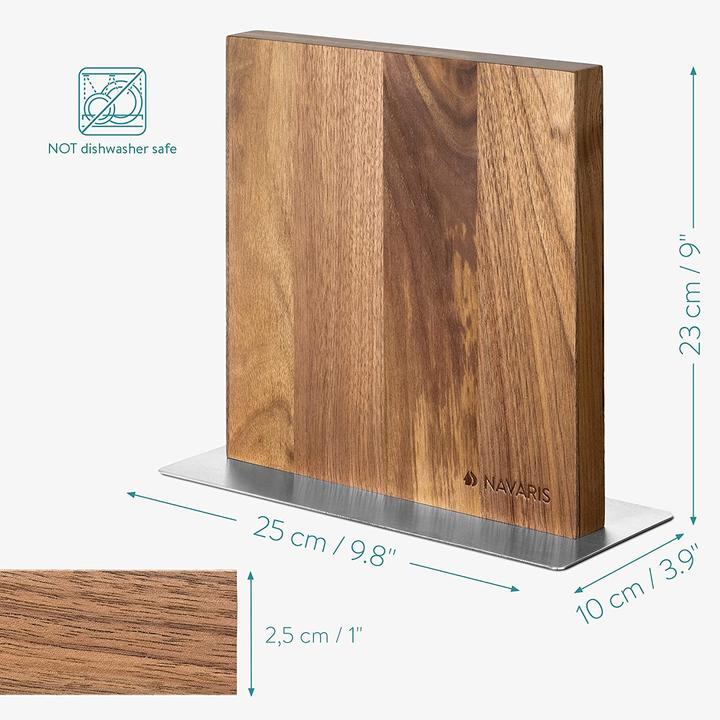 Actual product image Navaris Magnetic knife block