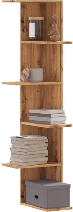 Immagine prodotto vidaXL Scaffale a muro ad angolo (36,5 x 36,5 x 140 cm)