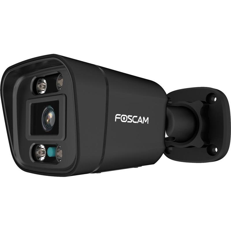 Foscam V8EP-B, 8MP UHD PoE IP beveiligingscamera met pers, Netzwerkkamera, Schwarz