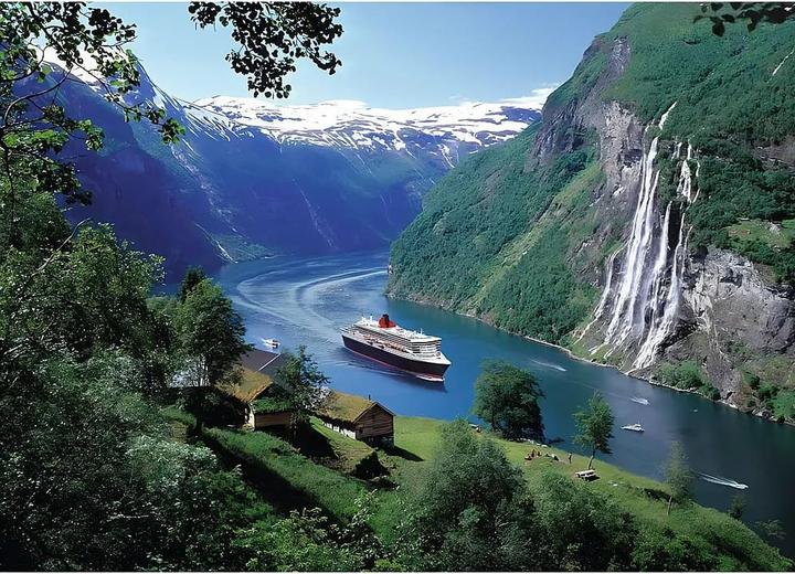 Actual product image Ravensburger Norwegian fjord (1000 pieces)