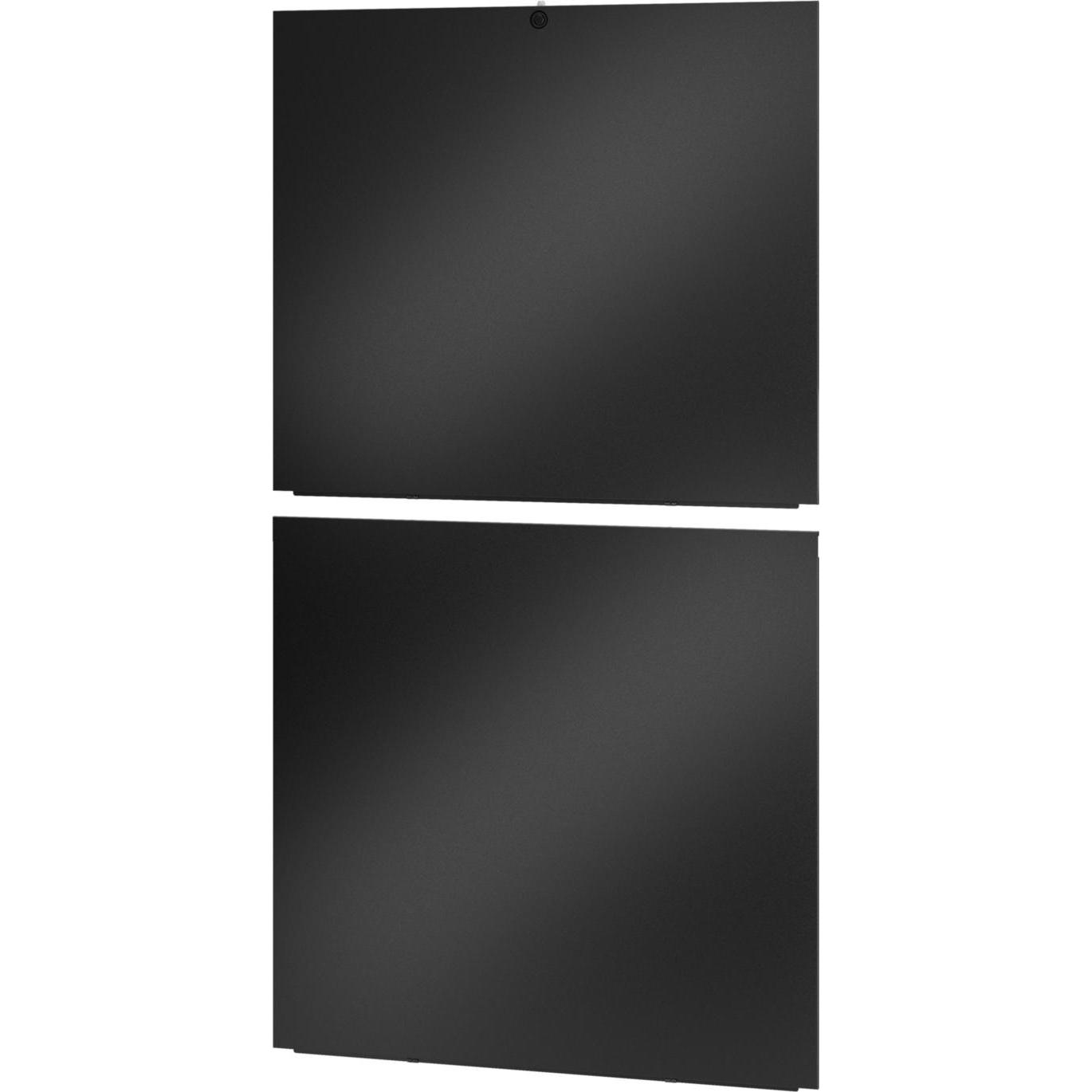 APC Easy Rack Side Panel 48U/1200mm Deep Split Side Panels Qty 2, Serverschrank Zubehör, Schwarz