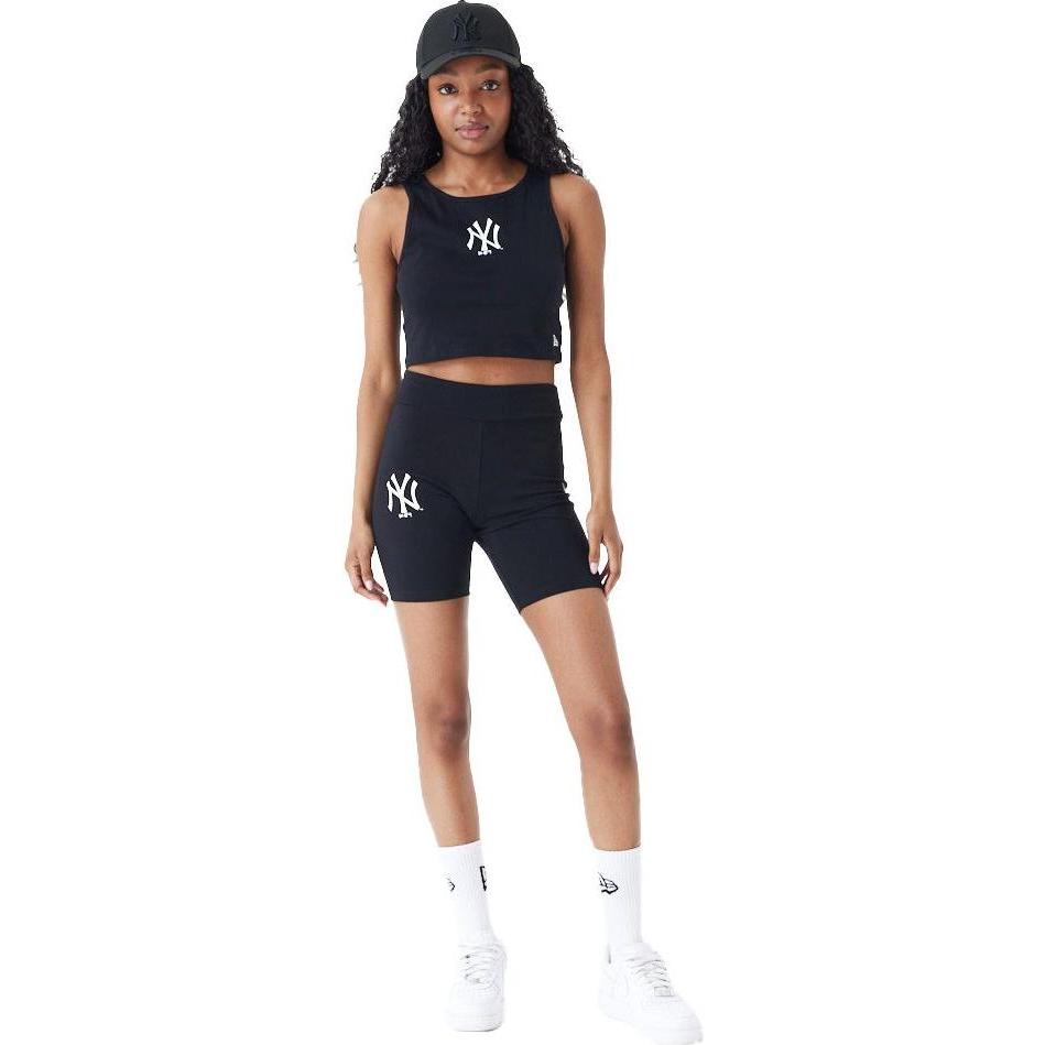 Thumbnail - New Era, Damen, Shorts, Ladies Cycling Shorts New York Yankees schwarz - XS, Schwarz, (XS)