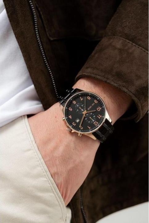 Actual product image Paul Lorens Zegarek Zegarek męski GHOST 20002B-1A4 (Chronograph, 45 mm)