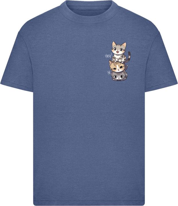 Produktbild Merchcode Kids Hi Cats - Basic T-Shirt - 184959 (146, 152)
