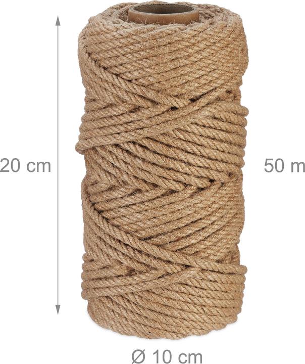 Produktbild Relaxdays 2x Juteschnur (50 m)