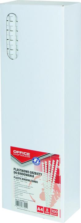 Produktbild Office Products Binderücken, a4, 6mm (25 blatt), 100 stk., blau