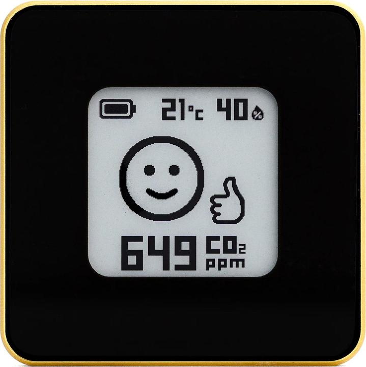 Airvalent Smart Home Air Quality Sensor/Gold/Black Airv-Eleg