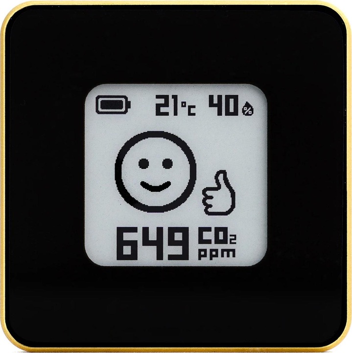 Produktbild Airvalent Smart Home Air Quality Sensor/Gold/Black Airv-Eleg
