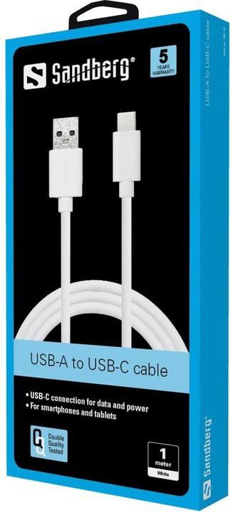 Actual product image Sandberg USB-C cable (1 m, USB 3.0)
