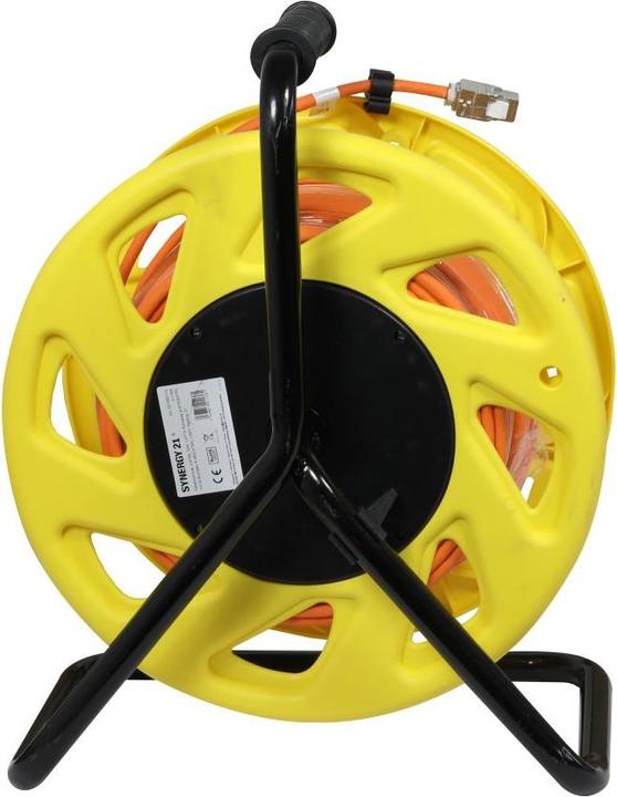 Produktbild Synergy 21 Kabeltrommel, CAT6A, 50m, CAT7A Rohkabel S-STP(S/FTP), mit 2x Buchsen RJ45(CAT6A), LSZH (S/FTP, CAT7a, 50 m)