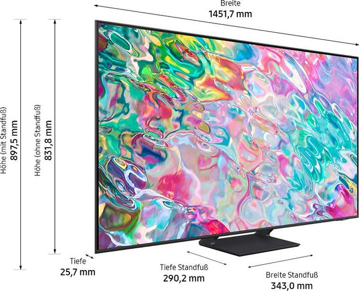 Actual product image Samsung QE65Q70B (65", Q70B, QLED, 4K, 2022)