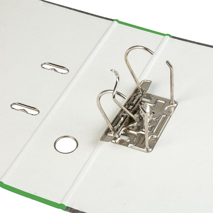 Actual product image Idena Folder A4 green 8cm cloud marble FSC mix (A4, 80 mm, 1 Piece)