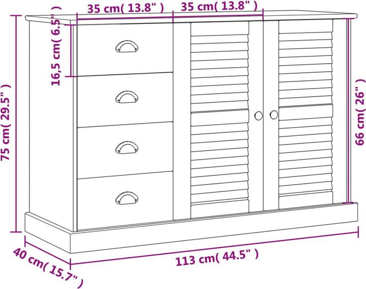 Image du produit vidaXL Sideboard