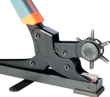 Actual product image Pebaro 266 - Revolver punch pliers, floor model, 250 mm, hole diameter 2-2.5-3-3.5-4-4.5 mm (250 mm)
