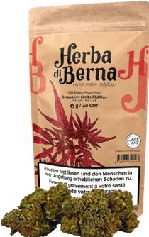 Image du produit Herba di Berna Strawberry Outdoor Édition limitée (45 g, Extérieur)