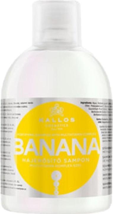 Actual product image Kallos Cosmetics Banana (1000 ml, Liquid shampoo)