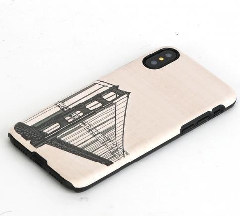 Produktbild Man&Wood SmartPhone case iPhone X/XS hand bridge black (Apple iPhone X, Apple iPhone XS)