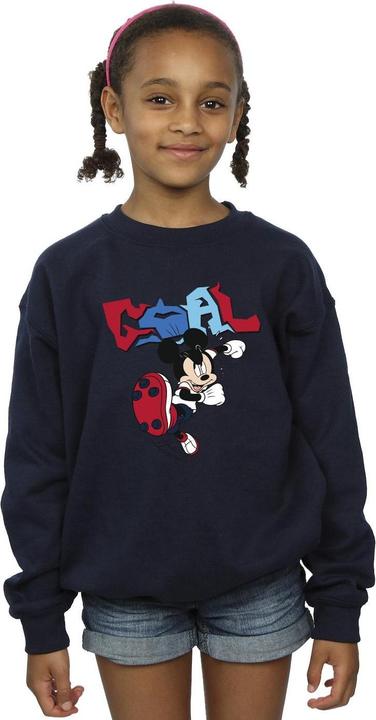 Produktbild Disney Mickey Mouse Goal Striker Pose Sweatshirt Mädchen (140, 146)