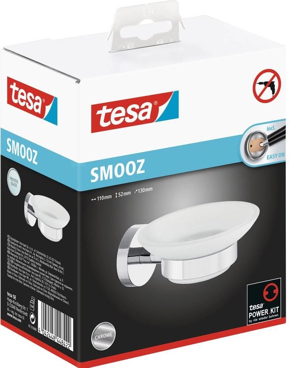 Produktbild tesa SMOOZ Seifenhalter inkl. Klebelösung ohne Bohren