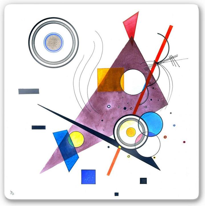 Image du produit Trenddeko Kandinsky - Composition II (50 x 50 cm)