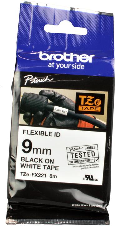 Image du produit Brother Tze-Fx221 (0.90 cm, Noir)