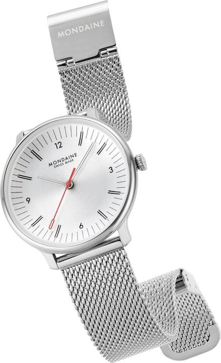 Produktbild Mondaine MLE.33110.SM Damenuhr Doppio 33mm (Analoguhr, Swiss Made, 33 mm)