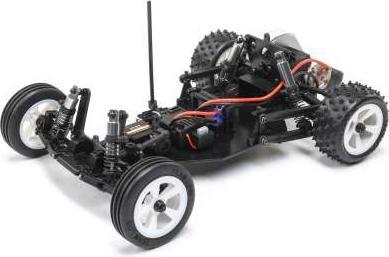 Actual product image Losi Mini JRX2 Electric Brushed Buggy 2WD 1:16 RTR Black (RTR Ready-to-Run)