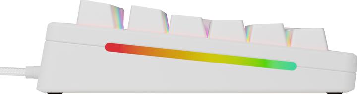 Actual product image Glorious GMMK 3 HE 100 % Custom Gaming Keyboard - Pre-Built, ANSI (US), Fox HE Switches, white (US, Cable)