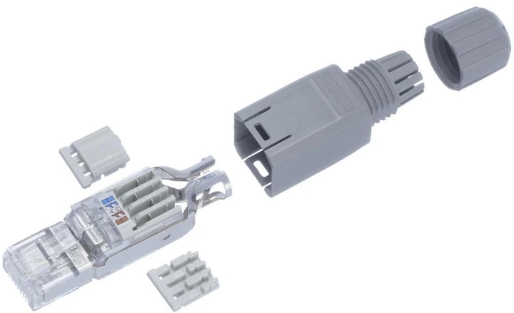 Produktbild R&M Stecker RJ45 Kat. 5e Feldkonfektion (Netzwerkkabel Stecker)