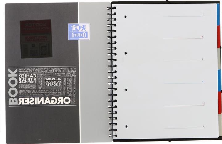 Image du produit Oxford Organiserbook (A4+, Quadrillé, Couverture rigide)